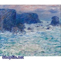 TSD3694 - Tranh sơn dầu sóng vỗ dập dìu